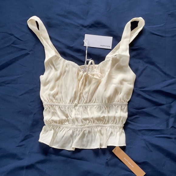 Reformation Liya Top Ivory XS - Picture 6 of 7
